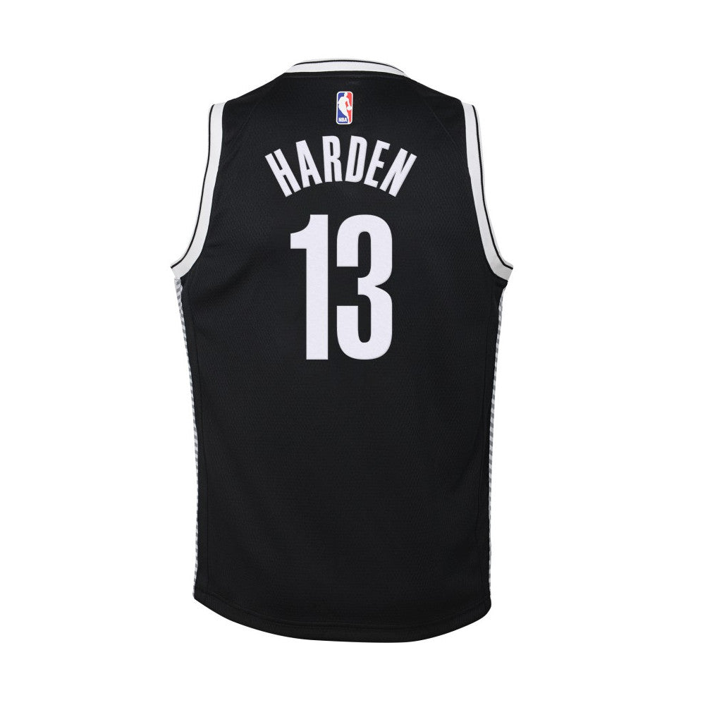 Nike Brooklyn Nets James Harden Swigman Kids Jersey 'Black'