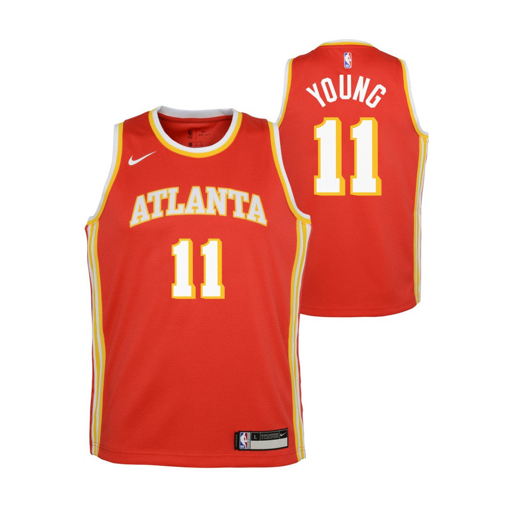 Nike Atlanta Hawks Trae Young Mens Icon Edition Swingman Jersey