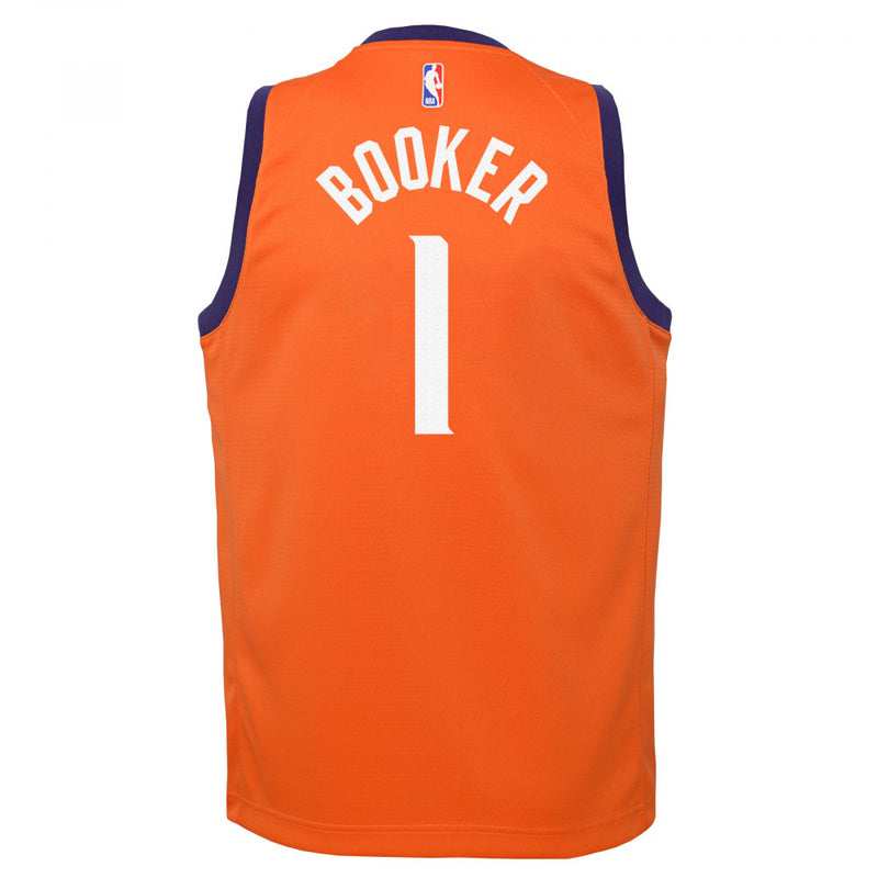 Devin Booker Phoenix Suns Statement Edition Jordan NBA Swingman Jersey Kids 'Orange'