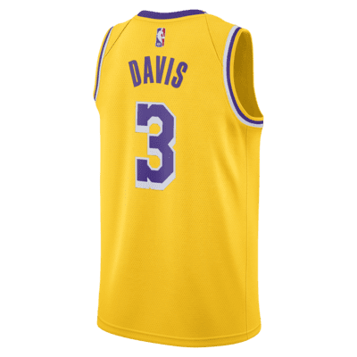 Anthony Davis Los Angeles Lakers Icon Edition 2022/23 Nike Dri-FIT NBA Swingman Jersey 'Amarillo'