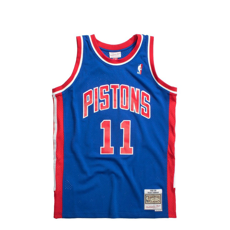 M&N Swingman Jersey I.Thomas #11 Detroit Pistons 'Blue/Red'