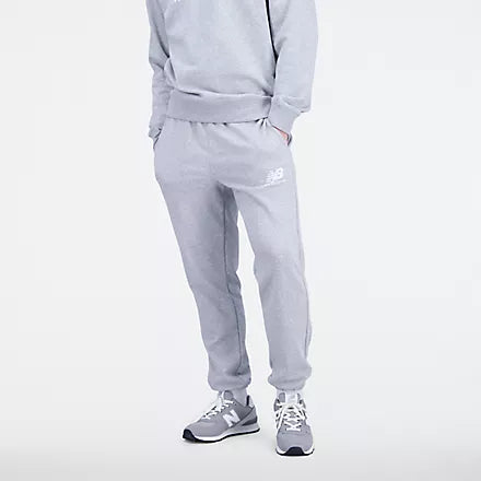 New Balance Essentials Stacked Logo French Terry Sweatpant 'Grey'