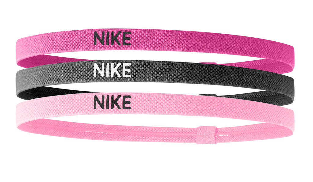Nike Elastic Hairbands 3Pack 'Pink'