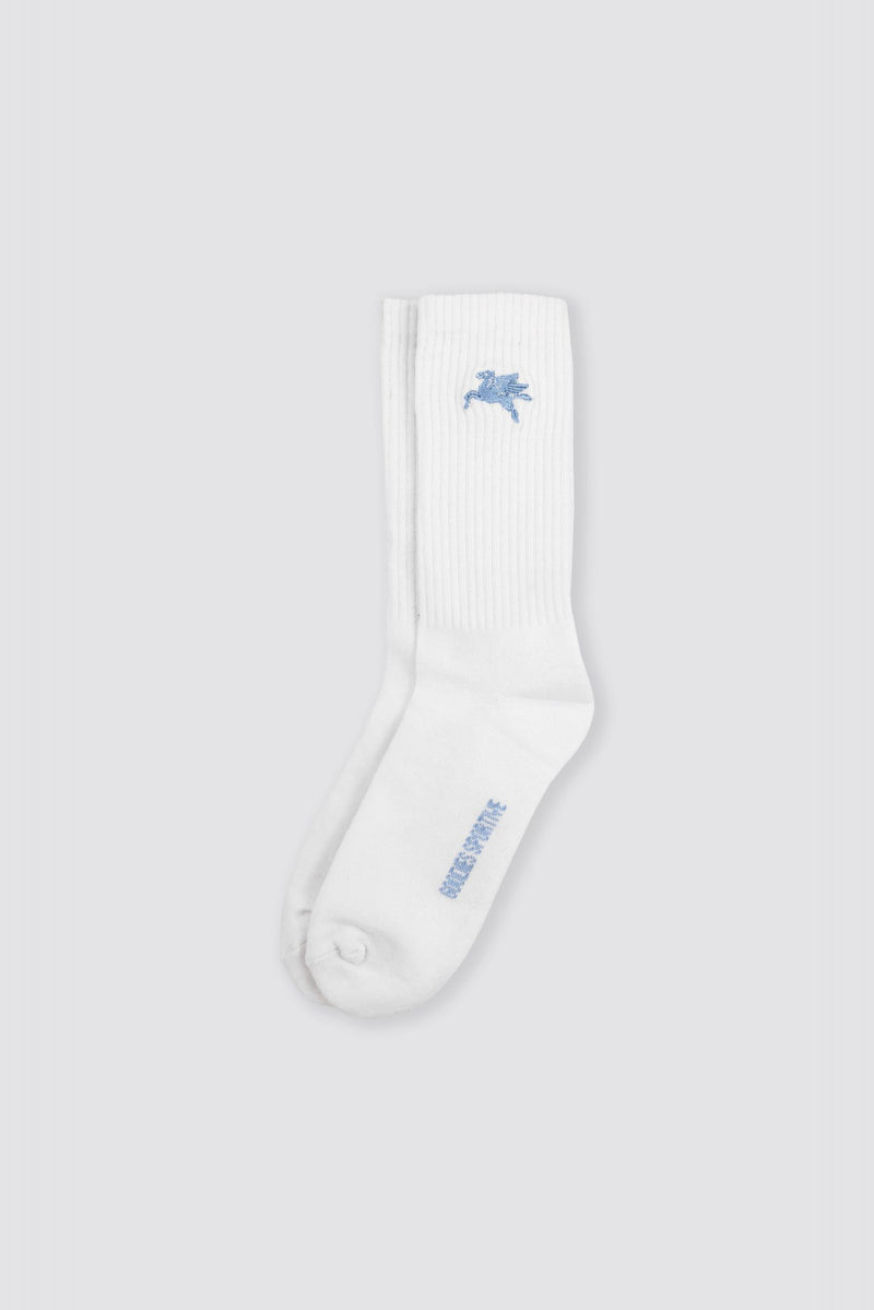 Goodies Sportive - White Pegasus Sock - One Size