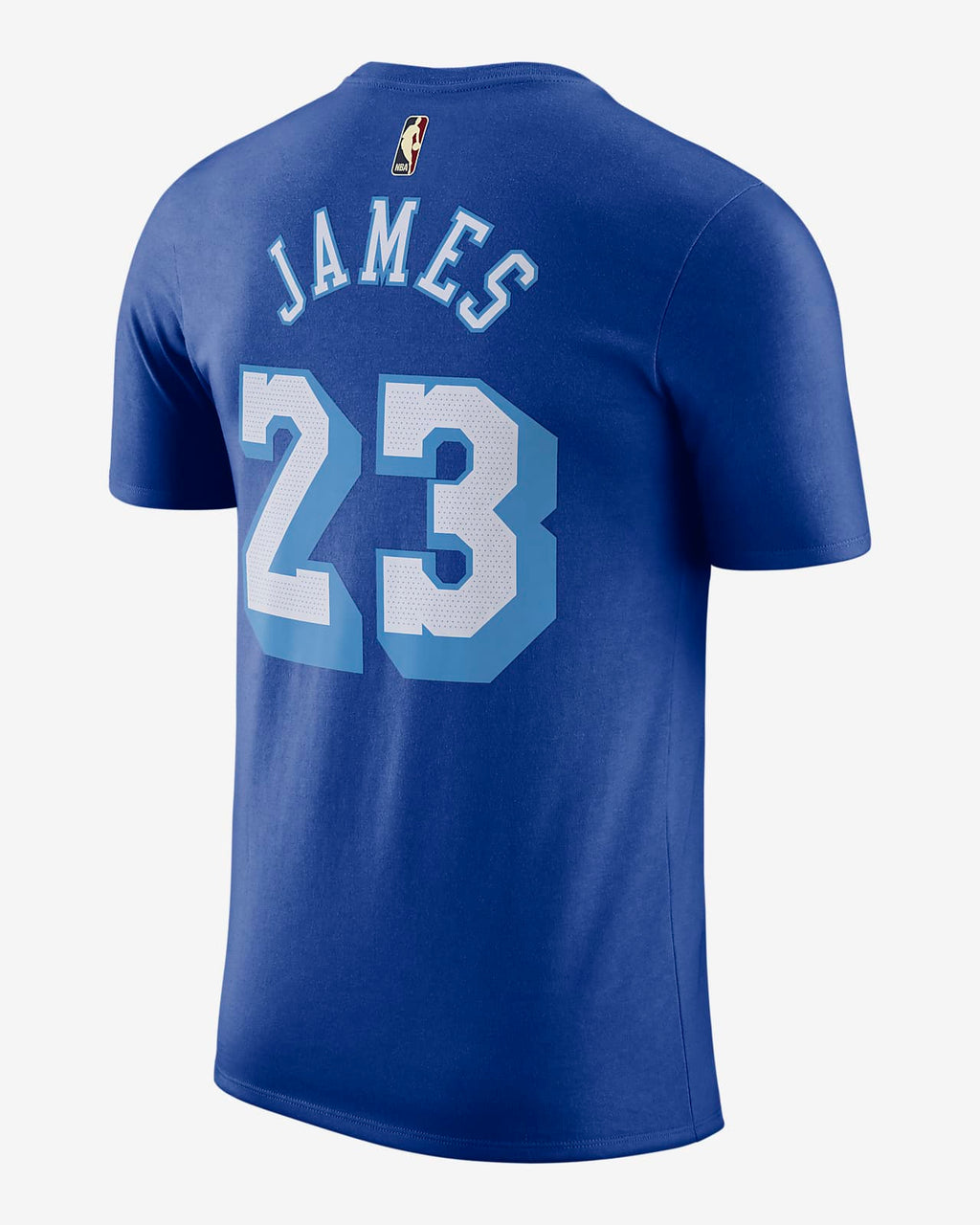 Nike Los Angeles Lakers Mens T-Shirt LeBron James 'Rush Blue'