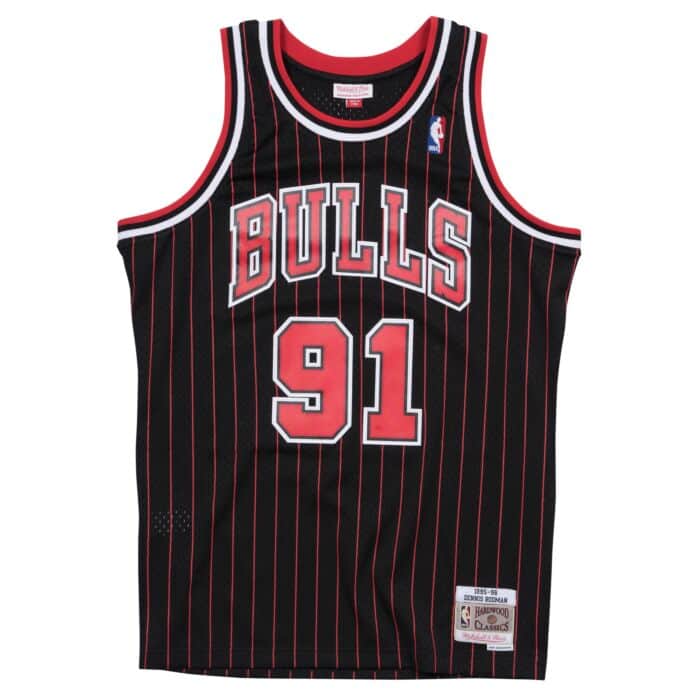 Mitchell & Ness Swingman Jersey Chicago Bulls Alternate 1995-96 Dennis Rodman 'Black'