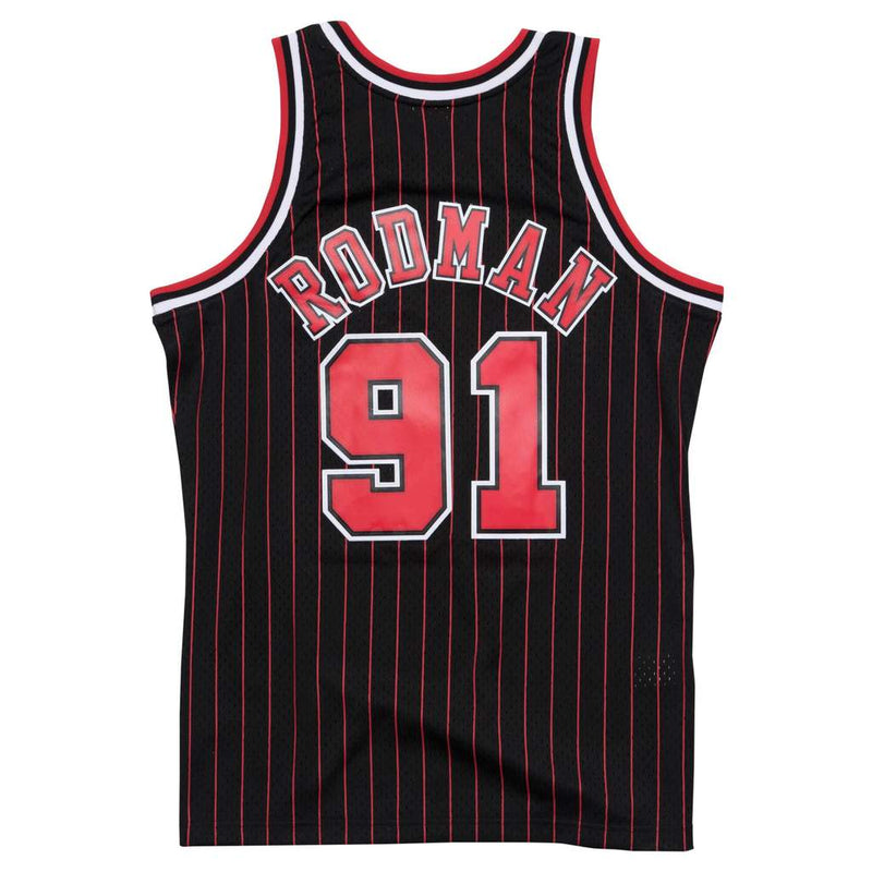 Mitchell & Ness Swingman Jersey Chicago Bulls Alternate 1995-96 Dennis Rodman 'Black'