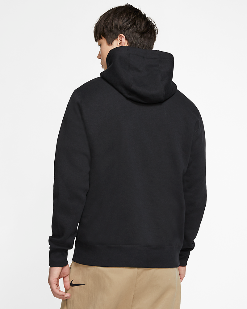 Nike Sportswear Club Fleece Pullover Hoodie 'Black/White'