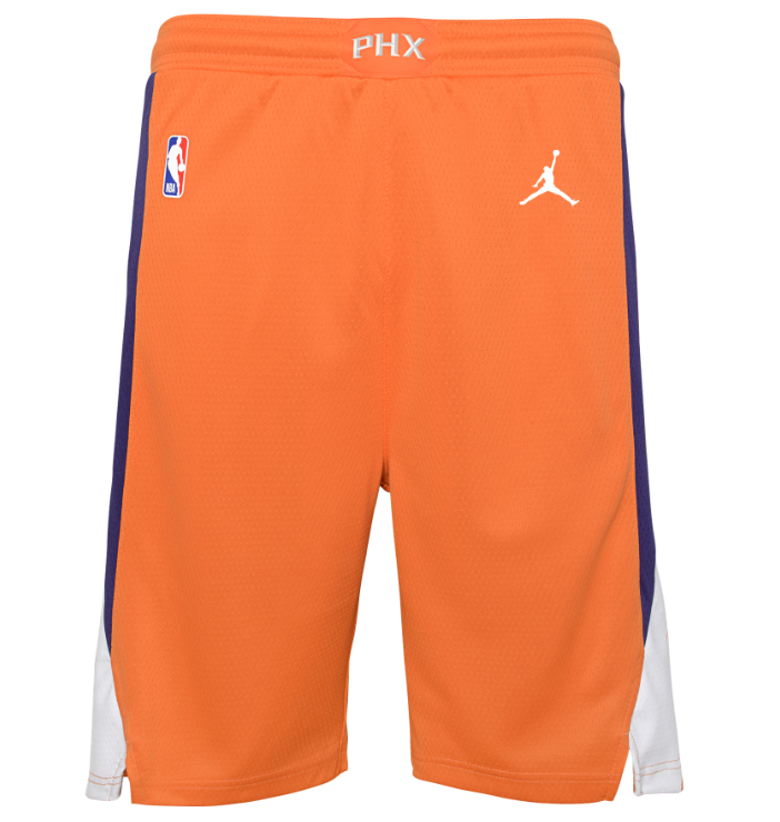 Orange jordan online basketball shorts