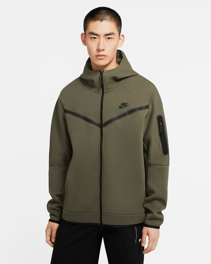 Nike Sportswear Tech Fleece Men's Full-Zip Hoodie 'Twilight Marsh/Black'