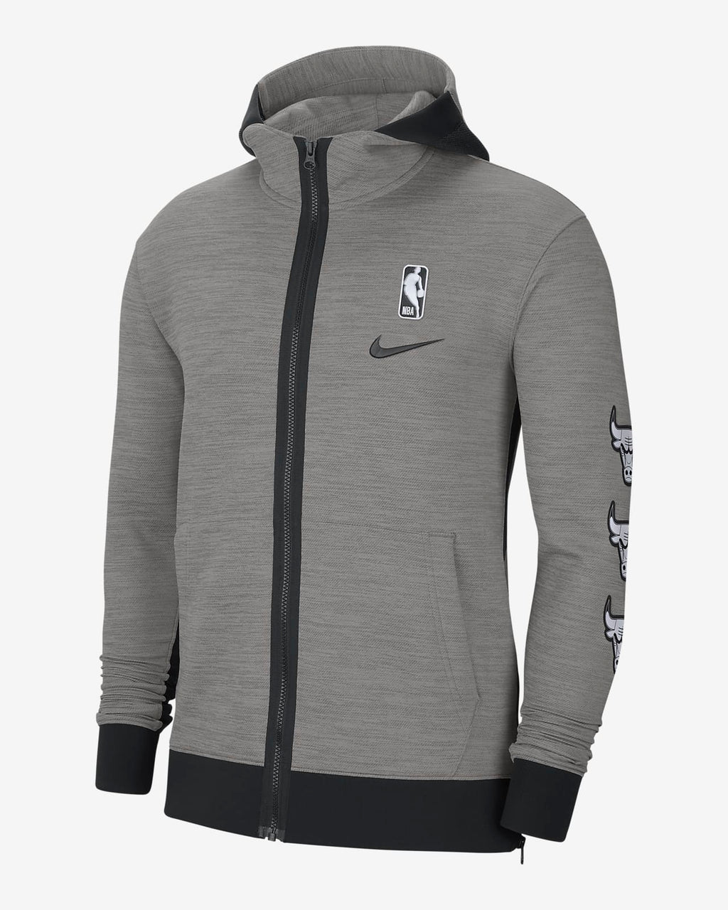 Nike Therma Flex NBA Hoodie Men's Chicago Bulls Showtime 'Grey