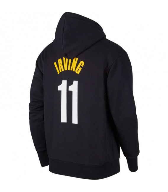 Brooklyn Nets City Edition Kyrie Irving Nike Men s Hoodie Black Bouncewear