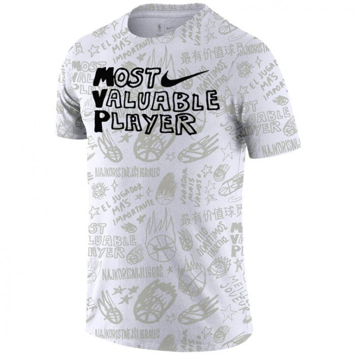 Nike Courtside Men's Printed T-Shirt 'White'