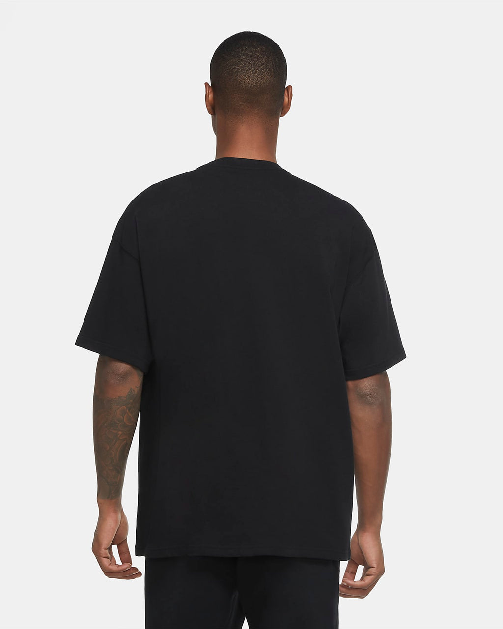 Nike Mens Howlin Moon Ball Basketball T-Shirt 'Black'