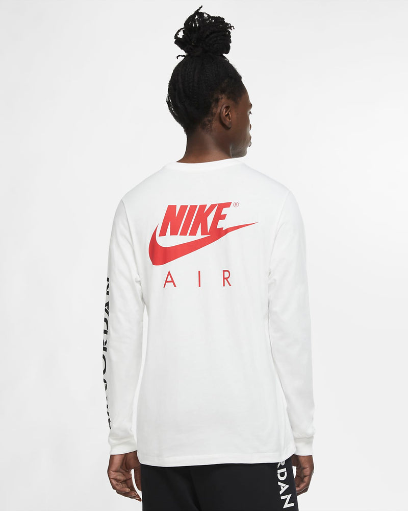 Jordan AJ4 Men's Long-Sleeve Graphic T-Shirt 'White'