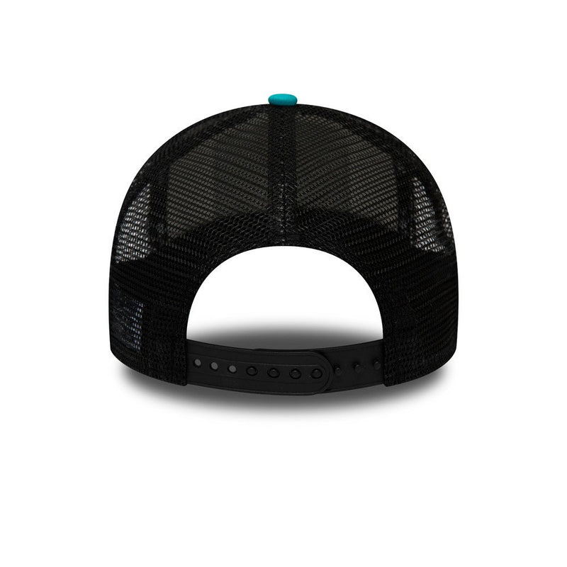 New Era Box Trucker Cap Charlotte Hornets 'Black/White/Teal'