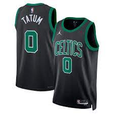 Jayson Tatum Boston Celtics Jordan Boys NBA Statement Swingman Kids Jersey 'Black'