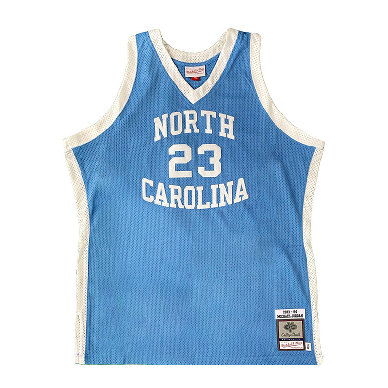 M&N Authentic Swingman Jersey Michael Jordan #23 U North Carolina 'Light Blue'