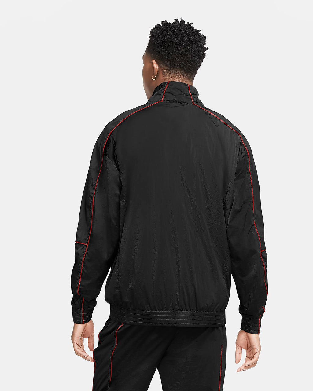 Jordan Flight Men's Warm-Up Jacket 'Black/Red'