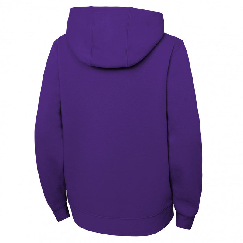 Jordan Los Angeles Lakers Zipped Kids Hoodie 'Purple'